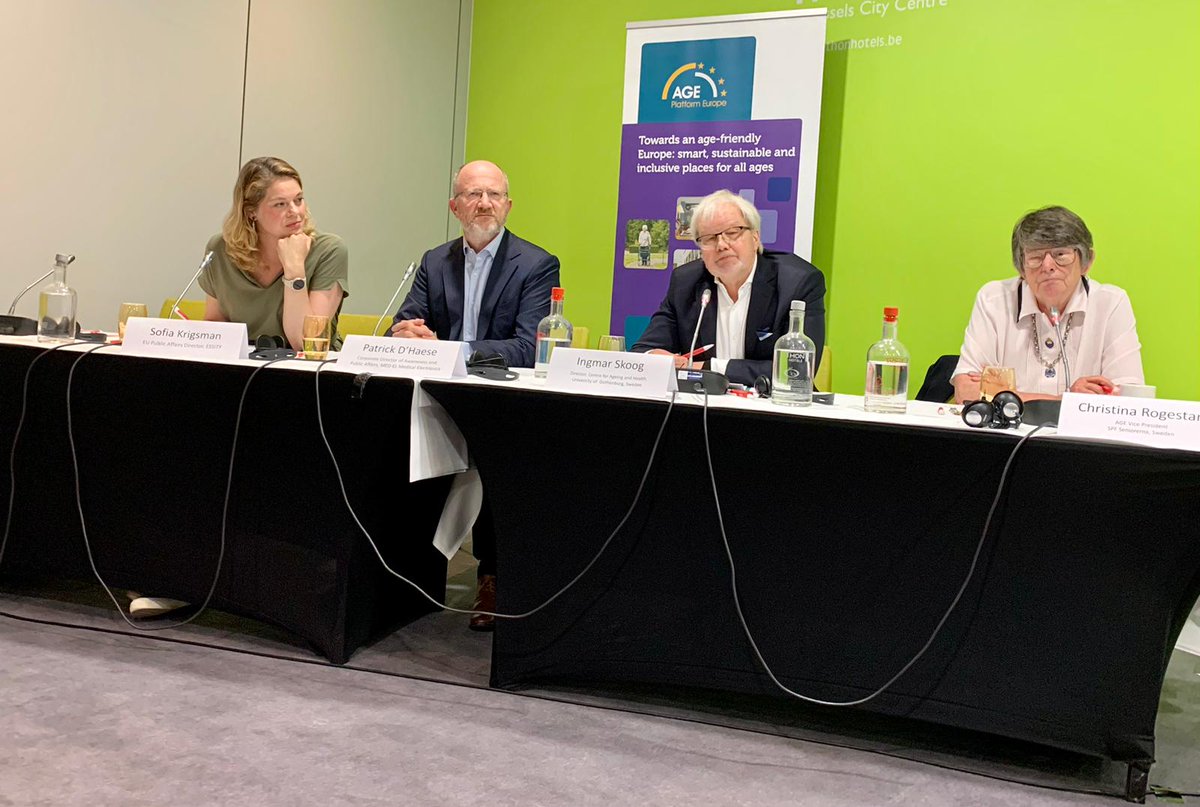 AGE_PlatformEU's tweet photo. 🗣️ Professor Ingmar Skoog, @ingmar_skoog "Most important thing: increase knowledge of ageing. (...) We need to acknowledge that ageing today is very different from decades ago."
#AGEconf23 https://t.co/kOCfdIAYvV
