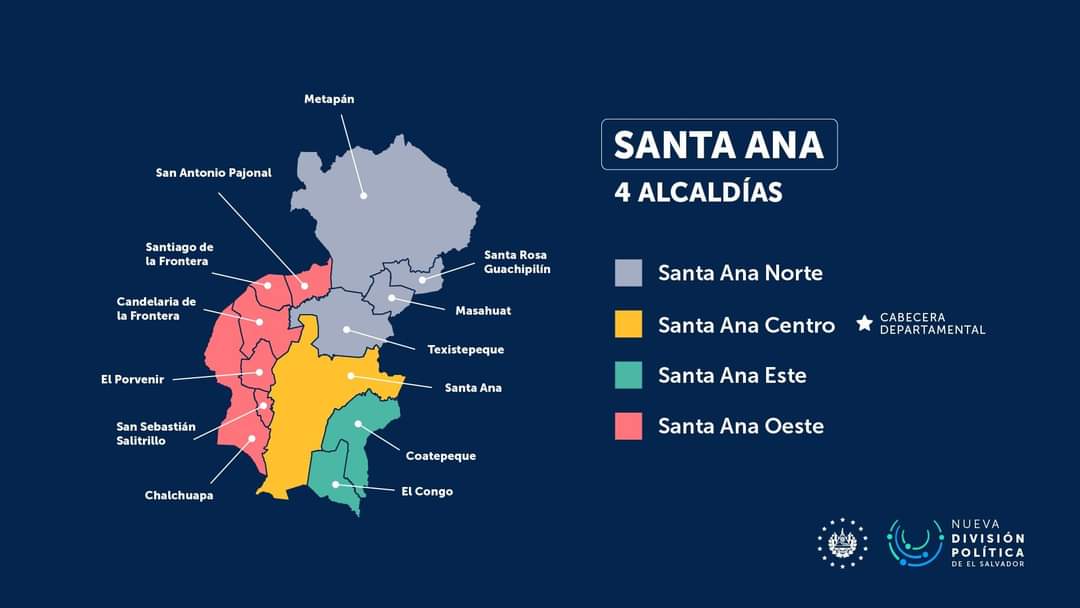 NIsantaAna's tweet photo. Santa ana: 4 alcaldías 
5 diputados.
No más diputados por residuos 😎 https://t.co/hgQH88QoMR