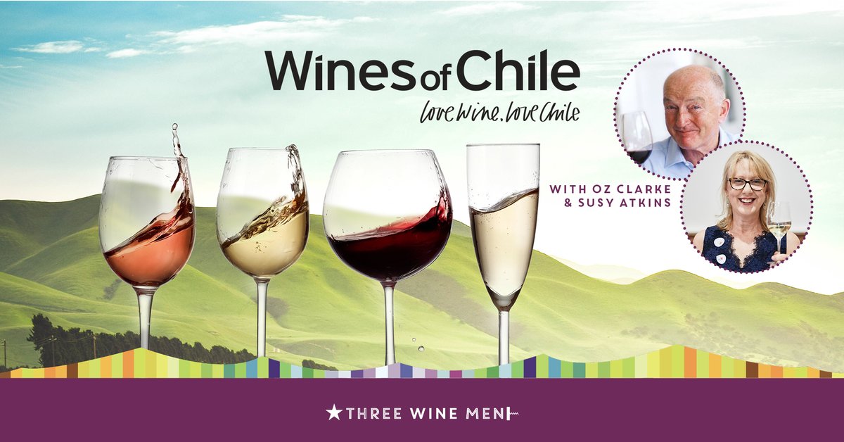 Three Wine Men (@threewinemen) on Twitter photo Super excited to announce our next live tasting – Love Wine Love Chile with <a href="/WinesofChileUK/">Wines of Chile UK</a> and hosted by the fab <a href="/ozclarke/">Oz Clarke</a> and <a href="/SusyAtkins/">Susy Atkins</a>. Wed 13th Sept, 6-9pm, Lindley Hall, London. Join us! bit.ly/3J0Wp1c Super excited to announce our next live tasting – Love Wine Love Chile with <a href="/WinesofChileUK/">Wines of Chile UK</a> and hosted by the fab <a href="/ozclarke/">Oz Clarke</a> and <a href="/SusyAtkins/">Susy Atkins</a>. Wed 13th Sept, 6-9pm, Lindley Hall, London. Join us! bit.ly/3J0Wp1c