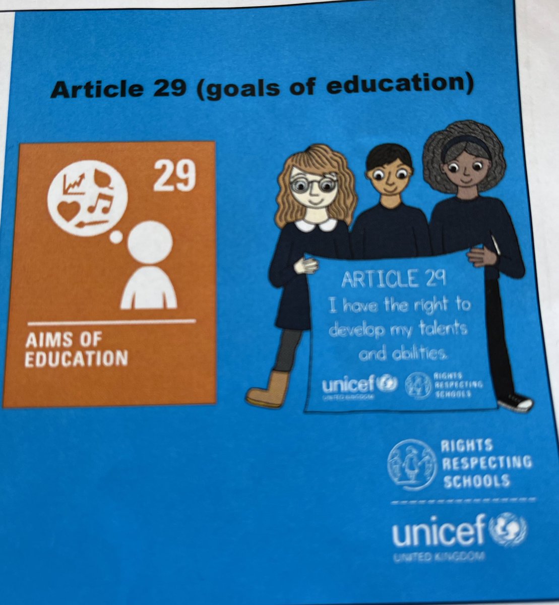 RRSA_cvps's tweet photo. Our RRSA Reps introduced our new article of the month in assembly today. Ask us all about Article 29: the right to develop our talents and abilities. @CanalViewPSEdin #OnlyAtCanalView https://t.co/0g7zJ8ieLM