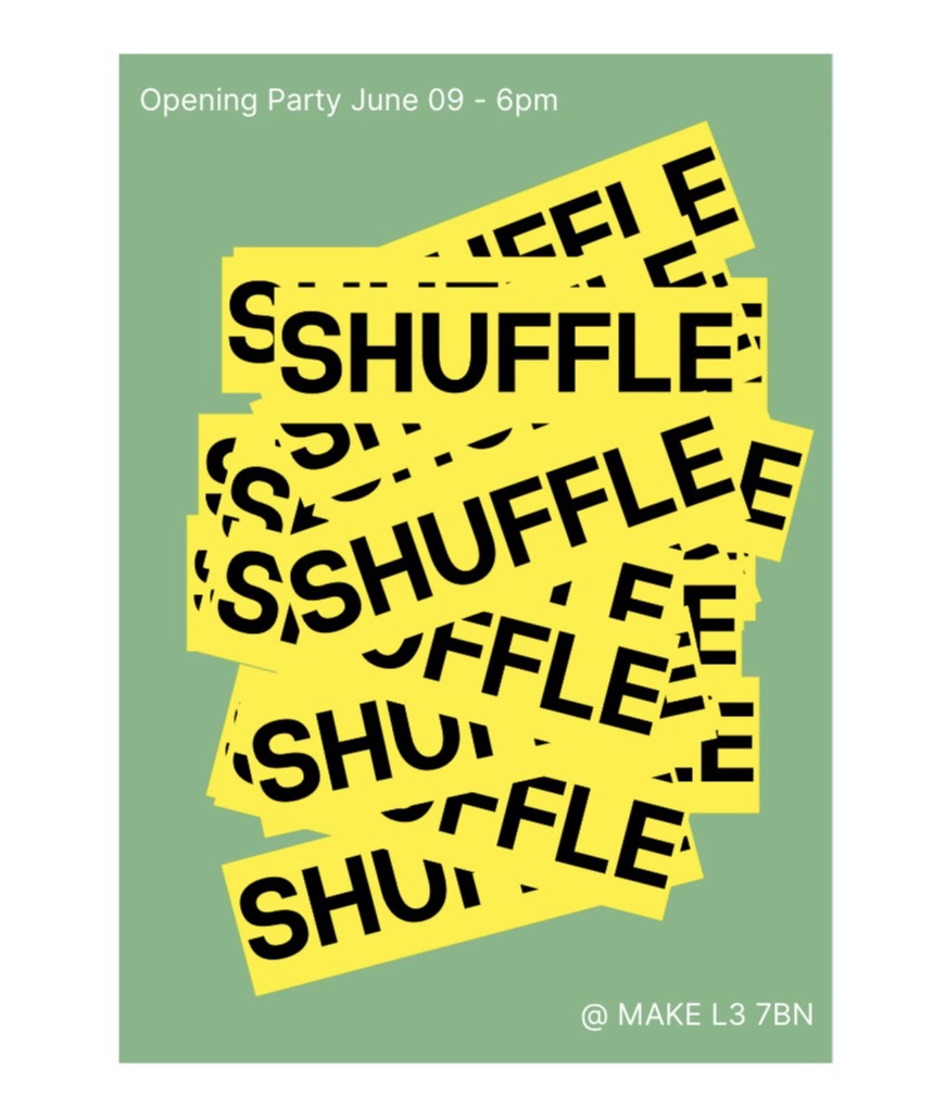 Elsewhere in #Liverpool: See cutting-edge art by local artists in SHUFFLE's new exhibition at Make on Regent Street. Enjoy live music on their opening night on Friday 9 June from 18.00. The exhibition will be open 12.00-18.00 until 11 June. bit.ly/3NeolRs