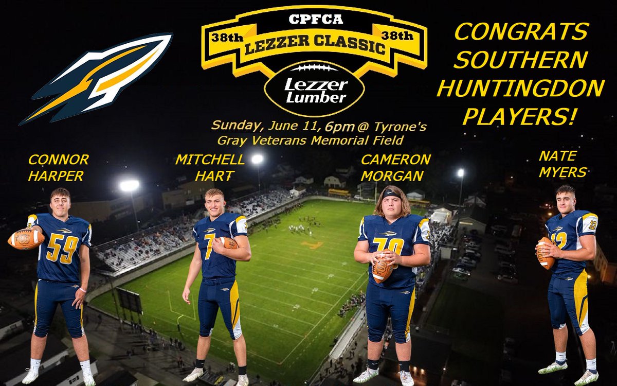 CONGRATS SOUTHERN HUNTINGDON PLAYERS! SEE YOU SUNDAY! <a href="/NateMyers1212/">Nate Myers</a> <a href="/Abatzel15/">Aaron Batzel</a>