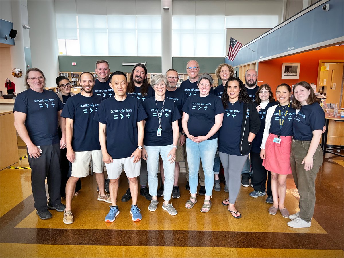A2 Public Schools (@a2schools) on Twitter photo The <a href="/SkylineHighA2/">Skyline High School</a> math team designed and is wearing their own equity T-shirts—Equality is greater than Division—in mathematical symbols.
@A2SchoolsSuper @ms_aaps The <a href="/SkylineHighA2/">Skyline High School</a> math team designed and is wearing their own equity T-shirts—Equality is greater than Division—in mathematical symbols.
@A2SchoolsSuper @ms_aaps