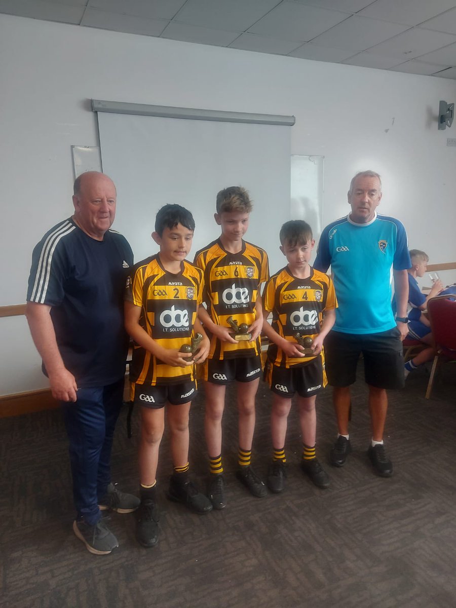 BarryCondron's tweet photo. Canovee NS students Ted, Tom and Ryan, runners up in Munster Football Skills competition in Mallow GAA @gda_mc @canoveegaa https://t.co/JAdRQbBY3c