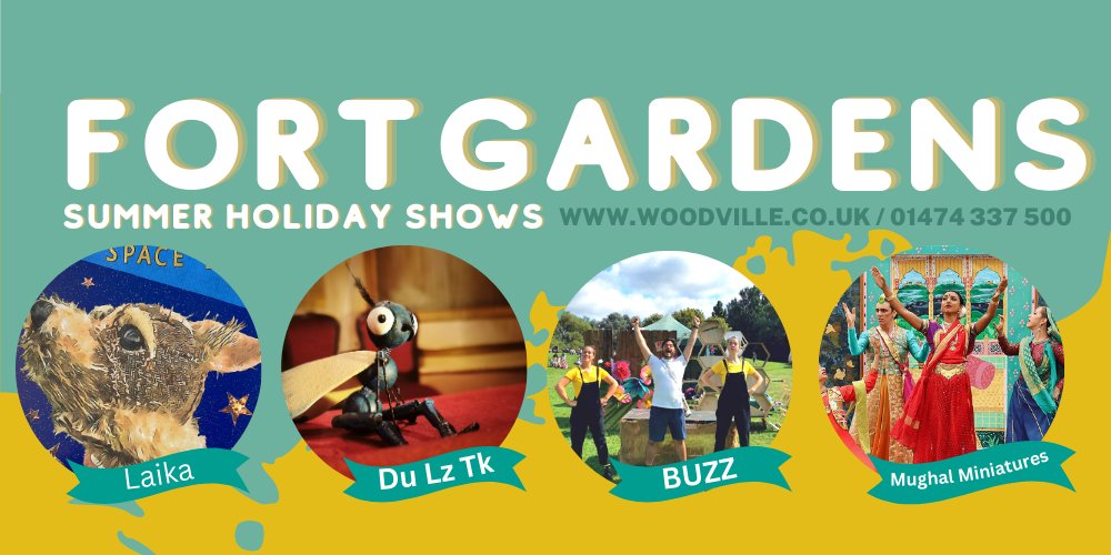 🦋🦋 Fort Garden Specials 🐝🐝 26th July - Du Lz Tak - Studio 4th August - Laika 11th August - Mughal Miniatures 25th August - Buzz BOOK HERE : bit.ly/3TJEoZf woodville.co.uk