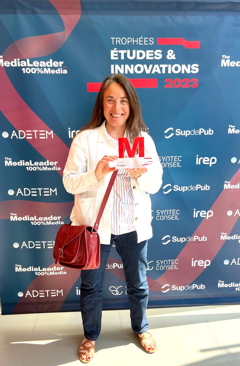 366 remporte l'or dans la catégorie "Média, Audience" aux Trophées Études et Innovations de @100media_fr  grâce à la solution HEXAGO DATA, développée avec <a href="/ShoWhere2020/">ShoWhere</a> !

Sophie Renaud, directrice des études chez 366, a reçu le prix lors de la cérémonie de ce mercredi.