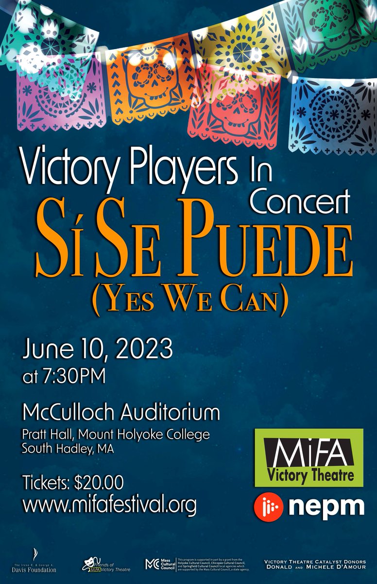 DawnCreighton's tweet image. Did you get your tickets yet for Saturdays concert with Victory Players? Join @MIFAHolyoke  and NEPM for this beautiful program.