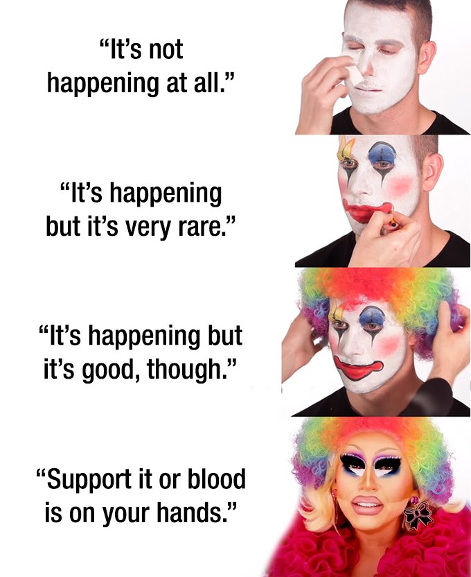 Confused children cannot give informed consent to “gender affirming care.” It is not care. These kids are very misguided. Teaching “gender ideology” and guiding vulnerable children to take irreversible drugs and surgeries is absolutely abhorrent.