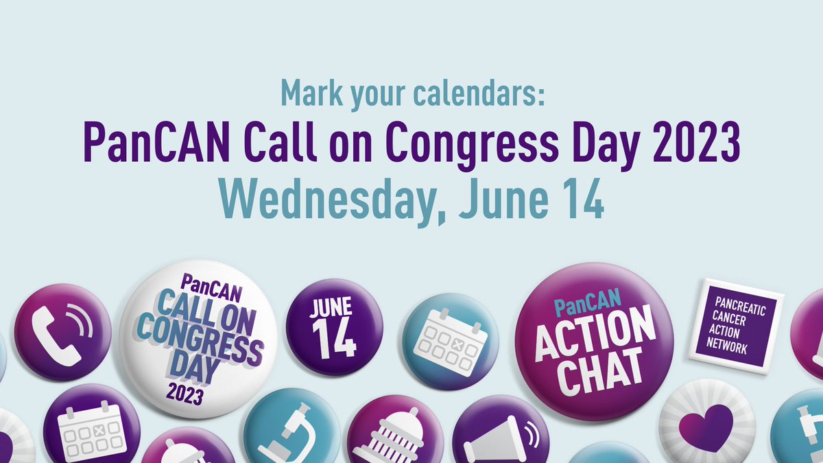 PanCAN's tweet photo. MARK YOUR CALENDARS! π We're dialing up Congress on Wednesday, June 14 and making their phones ring off the hook! βοΈβοΈβοΈ
On PanCAN Call on Congress Day, we're asking YOU to urge Congress to increase federal funding for #pancreaticcancer research. Congress only acts when they hear from us, so we need as many voices as possible! π£
Here are 3 easy ways for you to Call on Congress:
1οΈβ£ Mark your Calendar for Call on Congress Day, Wednesday, June 14 and make sure you have a few minutes blocked off in your day to make your calls.
2οΈβ£ RSVP for PanCAN Action Chat Wednesday, June 14 starting at 8 a.m. PT | 11 a.m. ET where you can chat with other advocates calling their members of Congress, too!
3οΈβ£ Act Now! Email your members of Congress today.
Do these 3οΈβ£ things now to set yourself up for success on the big day. Head to β‘οΈ https://t.co/6mmAgOPqmf to get started.
Let's make an impact on Capitol Hill and create a world where all pancreatic cancer patients will THRIVE! ππ
