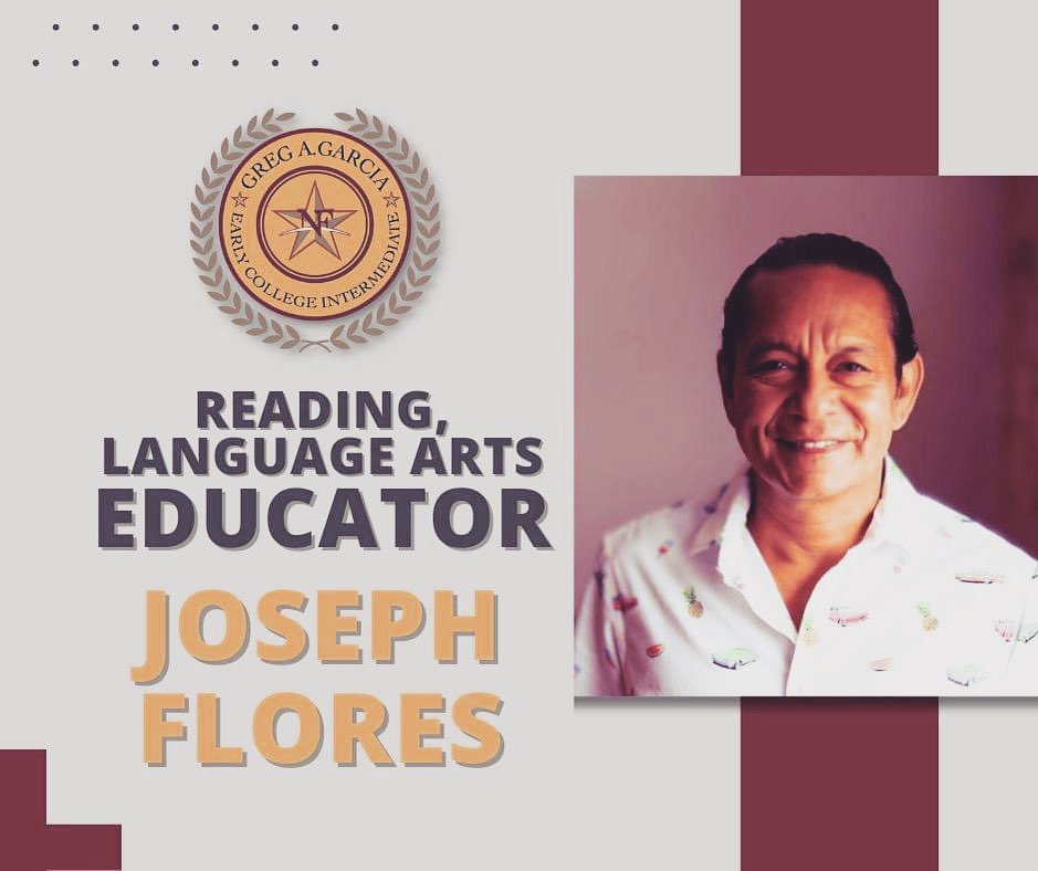 🎉Welcome, Mr. Joseph Flores! Mr. Flores is a tenured educator who has taught 3rd-12th grades in many subjects. His focus is to teach &amp; inspire through a multi-disciplinary approach. He enjoys playing music as a successful professional musician, traveling, &amp; exercising.