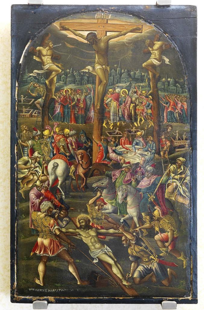 The Crucifixion by Georgio Markazini (17th century)