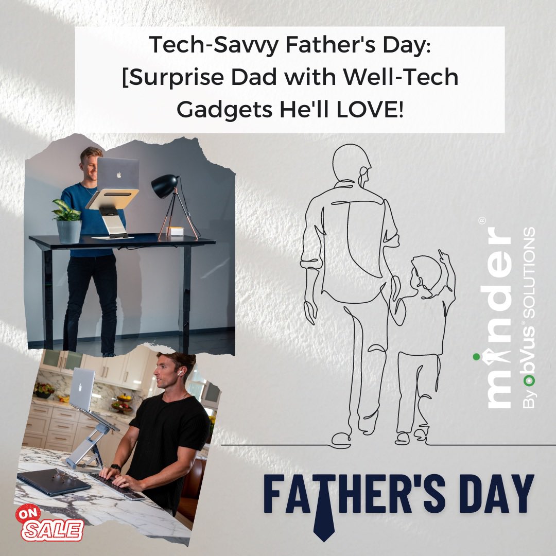 obvussolutions's tweet photo. Well-Tech Delights for Dad ON SALE! Visit https://t.co/TIw7wiHBPq

Mind your wellness.

#giftideas #bestgift #fathersday #dad #posture #officegoals #father #correctyourposture #dreamoffice #lifestylemedicine #tips #selfcare #workfromhome #healthyandwellness https://t.co/wAOFX2UNsU