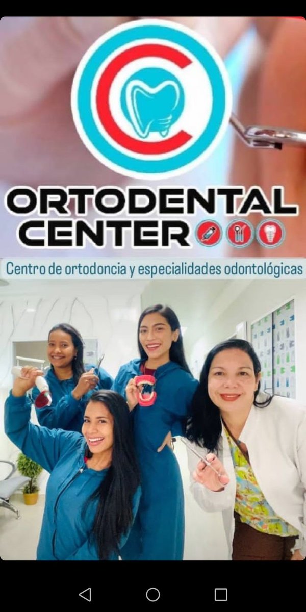 canaima2014's tweet photo. ORTODENTALCENTER
Av. 17 de diciembre arriba de tasca la cabaña.
#CiudadBolivar Estado Bolívar
Clínica de especialidades odontológicas 
✨Ortodoncia
✨Limpieza ultrasónica
✨Restauraciones Estéticas
✨Prótesis dentales
✨Endodoncia
✨Exodoncias

Agenda tu cita 0412-2022687 https://t.co/aHqTufy6Nk