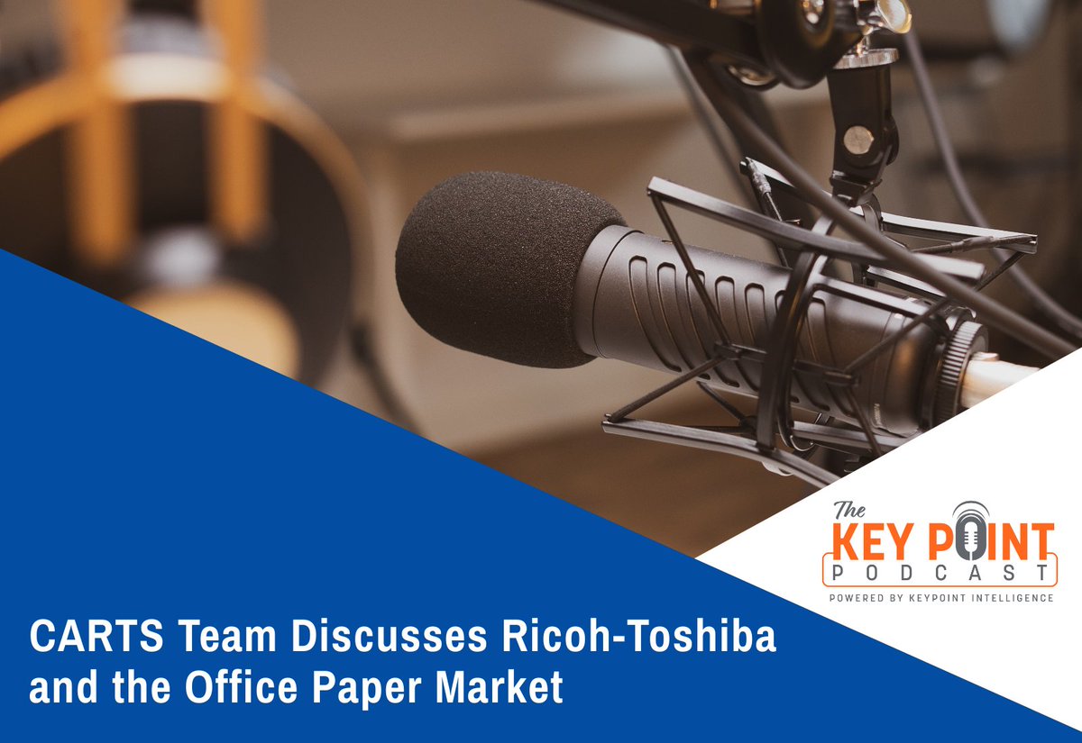 Peter Mayhew and Kris Alvarez ponder the reasoning behind the joint venture between Ricoh and Toshiba Tec and what it could mean for the industry. @ricoh @toshiba 

#thekeypointpodcast #cartridge #printing #printingindustry #paper #officetechnology

https://t.co/LEwxjoijPW https://t.co/ZWW2D6auBK