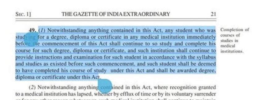 citybrr's tweet photo. 2019 batch started on 1st Aug 2019; therefore NMC act 2019 (published in gazette on 8/08/2019)should not be implemented from this batch.If @NMC_IND doesn’t pay heed to this then students will hv no other option than going to court.#NoNext2023 https://t.co/29YMMXIvKb
