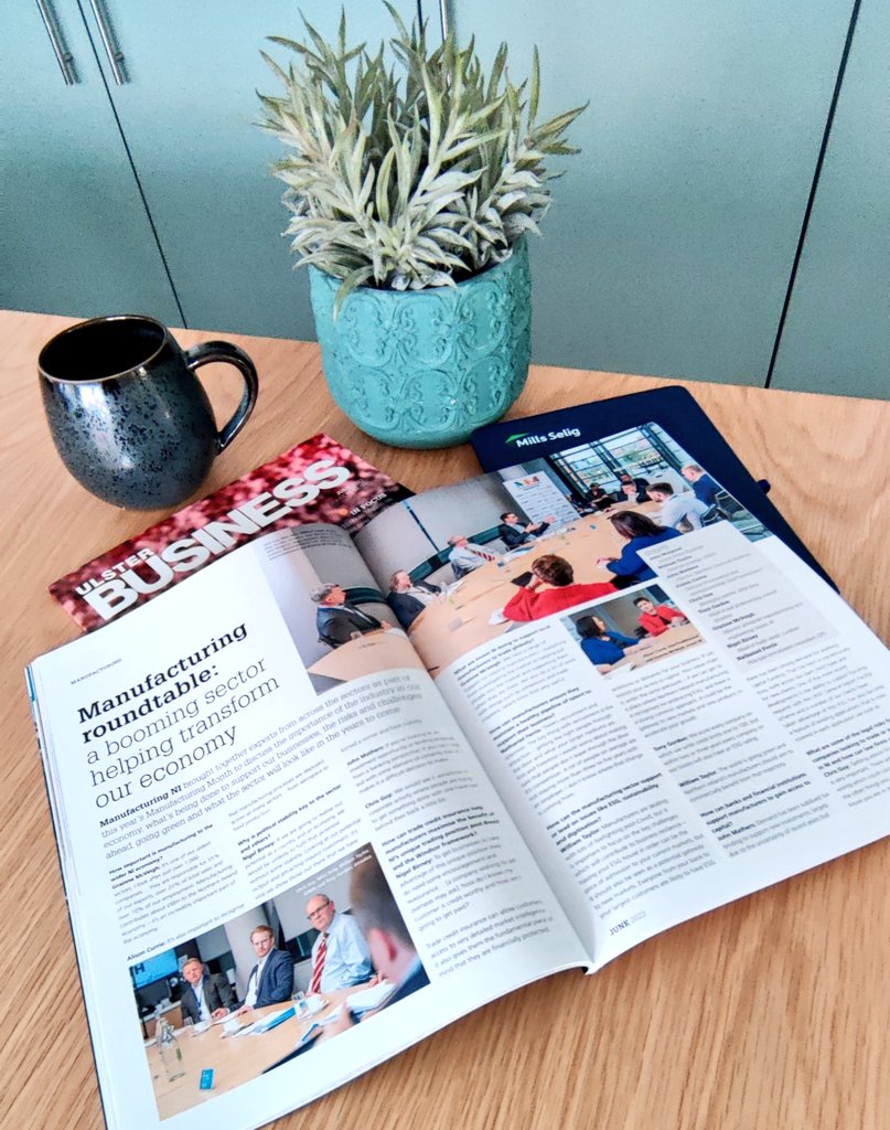 Chris Guy, Managing Partner + Head of Corporate <a href="/mills_selig/">Mills Selig</a> delighted to join <a href="/ManufacturingNI/">Manufacturing NI</a>'s  'Manufacturing roundtable' with <a href="/UlsterBusiness/">Ulster Business</a> to discuss:

🟢 importance of industry locally
🟢 Current + future risks and challenges
🟢Future of the sector

#YourLegalTeam #MM23