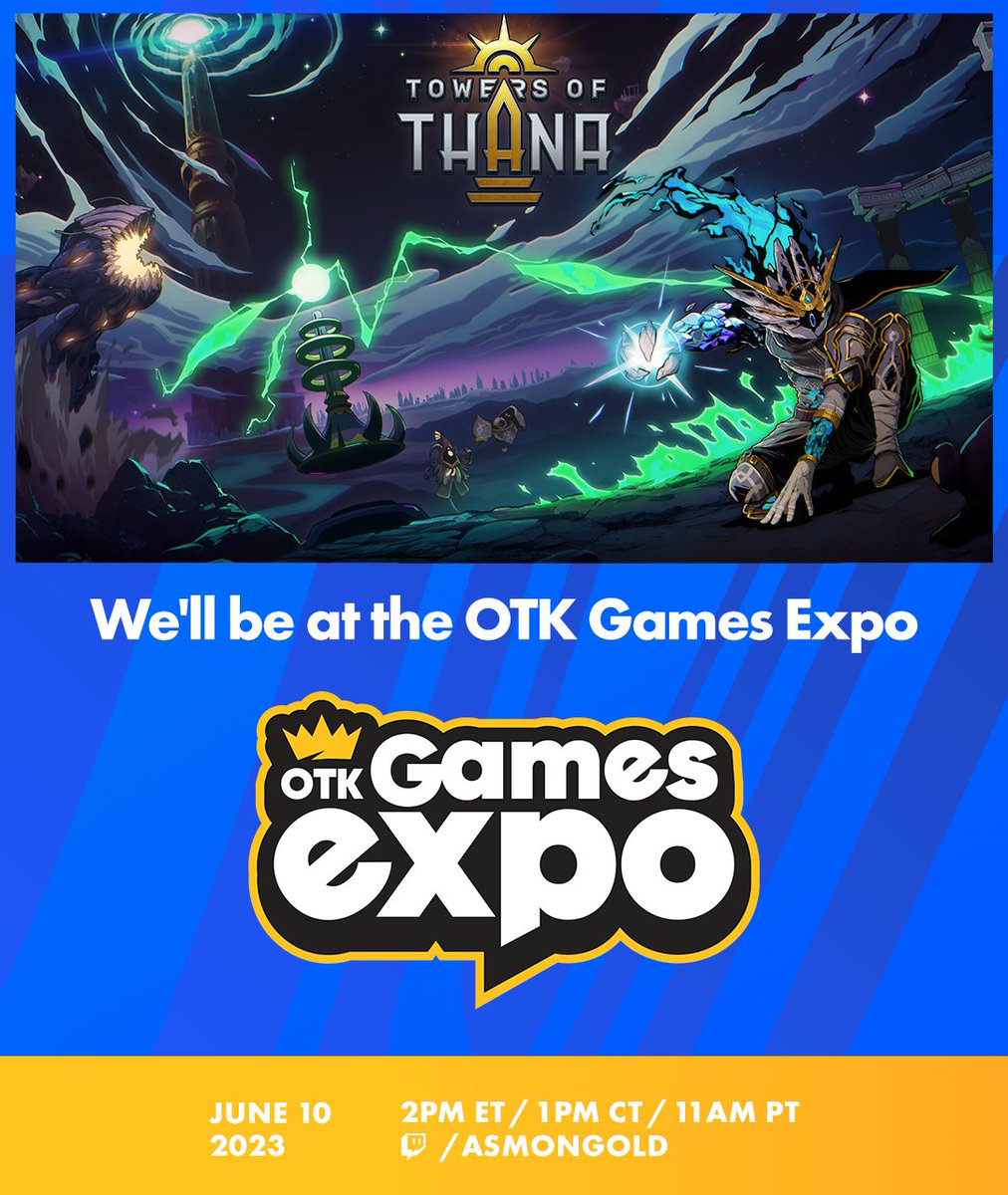 The team is excited to reveal Towers of Thana's official gameplay trailer at the OTK Games Expo! Don't miss out on this amazing event! <a href="/OTKGamesExpo/">OTK Games Expo 👑</a> <a href="/towersofthana/">Towers of Thana</a> #OTKGamesExpo #indiedev #indiegame #gamedev