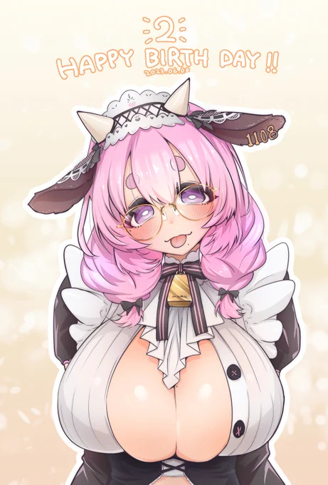 まろちゃん2歳おめでと〜 #まろまろあーと
