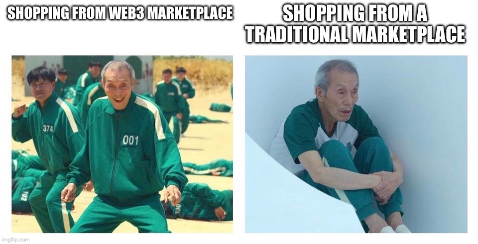 Traditional marketplace vs. Web 3 marketplace. Why settle for crowded streets when you can trade with the world from the comfort of your chair? 🌐💻 #Web3Revolution
@theoutfitnft