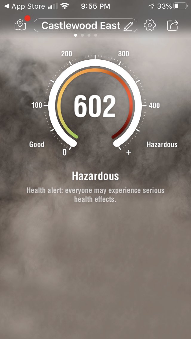 @itsmeglinehan I just hope it doesn’t get to this point…this was Vancouver, WA (Portland, OR area) in 2020 during one of the worse fire seasons we’ve had. Every year since has had several days with air quality warnings here in the west.