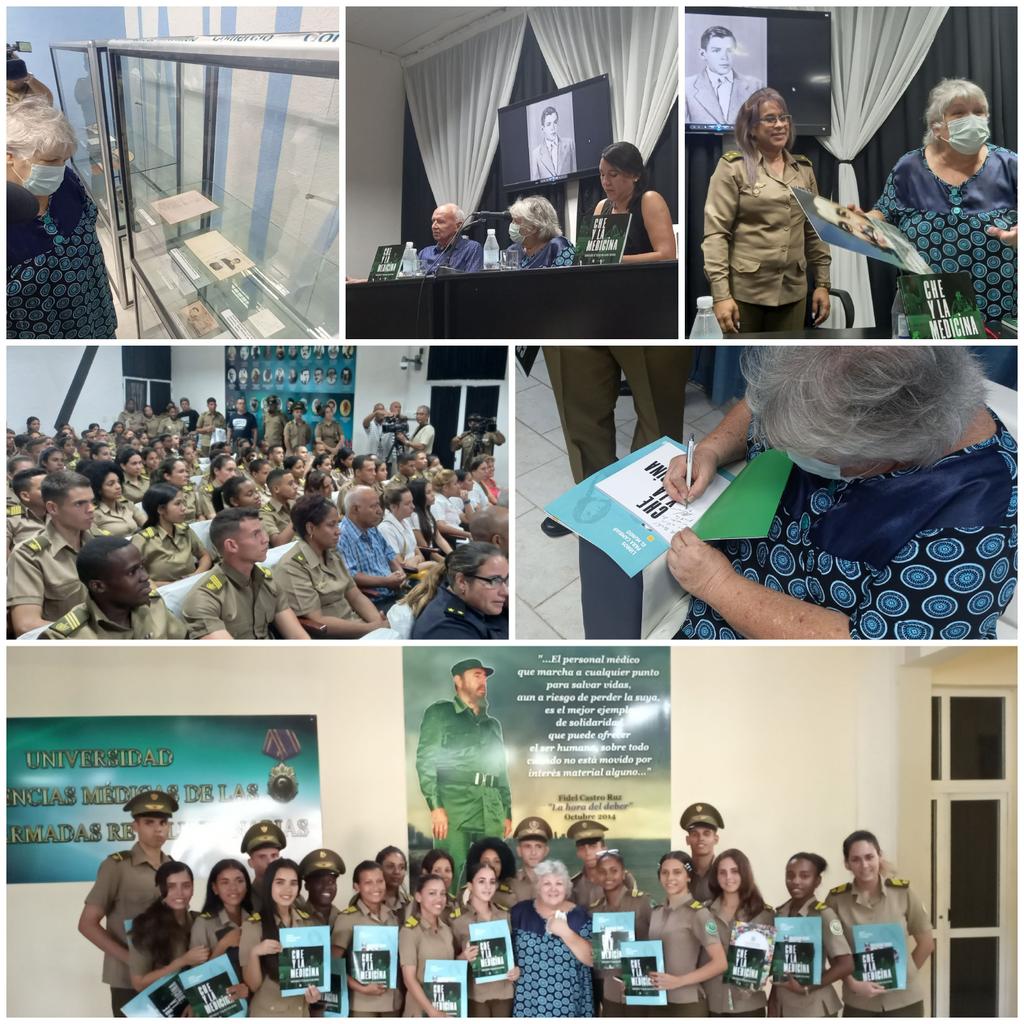 #MiUniversidadEsMiPaís tuvo el orgullo de recibir a la Dr Aleida Guevara en sus instalaciones para la premier del libro “El Che y la Medicina” #ComoElChe