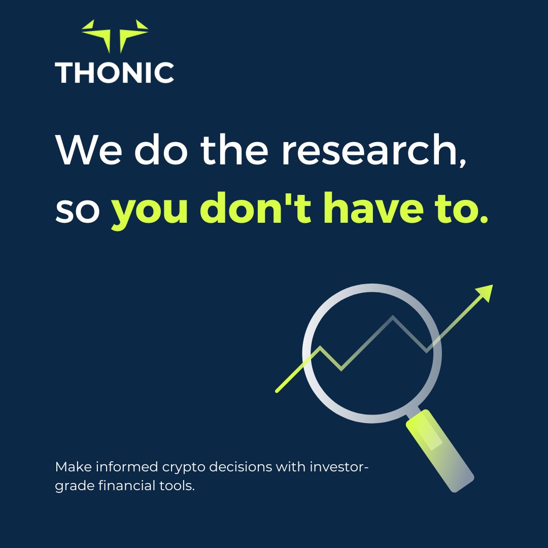 We DYOR so you don't have to. Learn more about our investor-grade reports at Thonic.finance #Crypto #altcoinseason #BSC #BSCGems #Cryptocurrency
