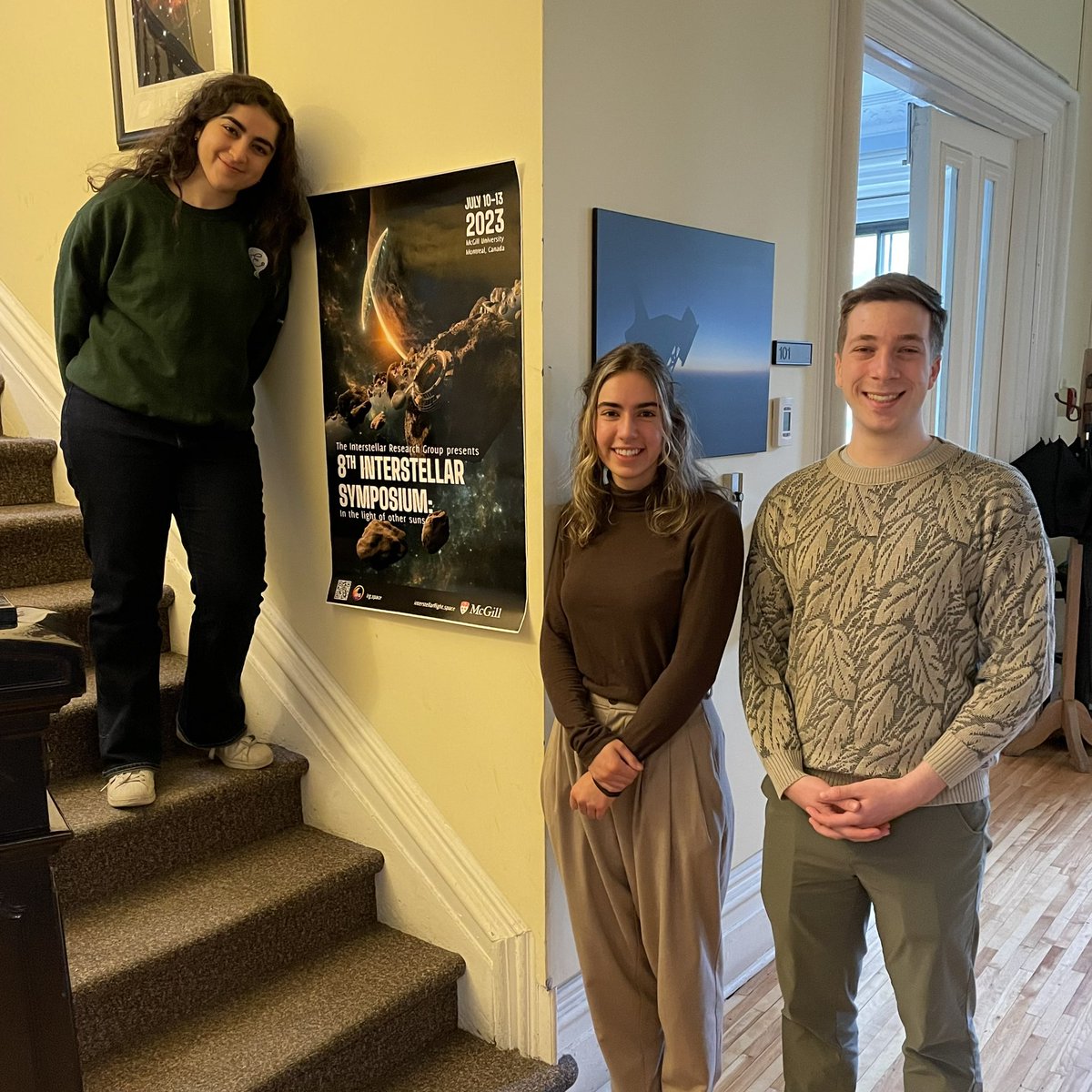 Visit to our friends at <a href="/TSIMcGill/">Trottier Space Institute at McGill</a> to promote the <a href="/IRG_Space/">Interstellar Research Group</a> 8th Interstellar Symposium.
