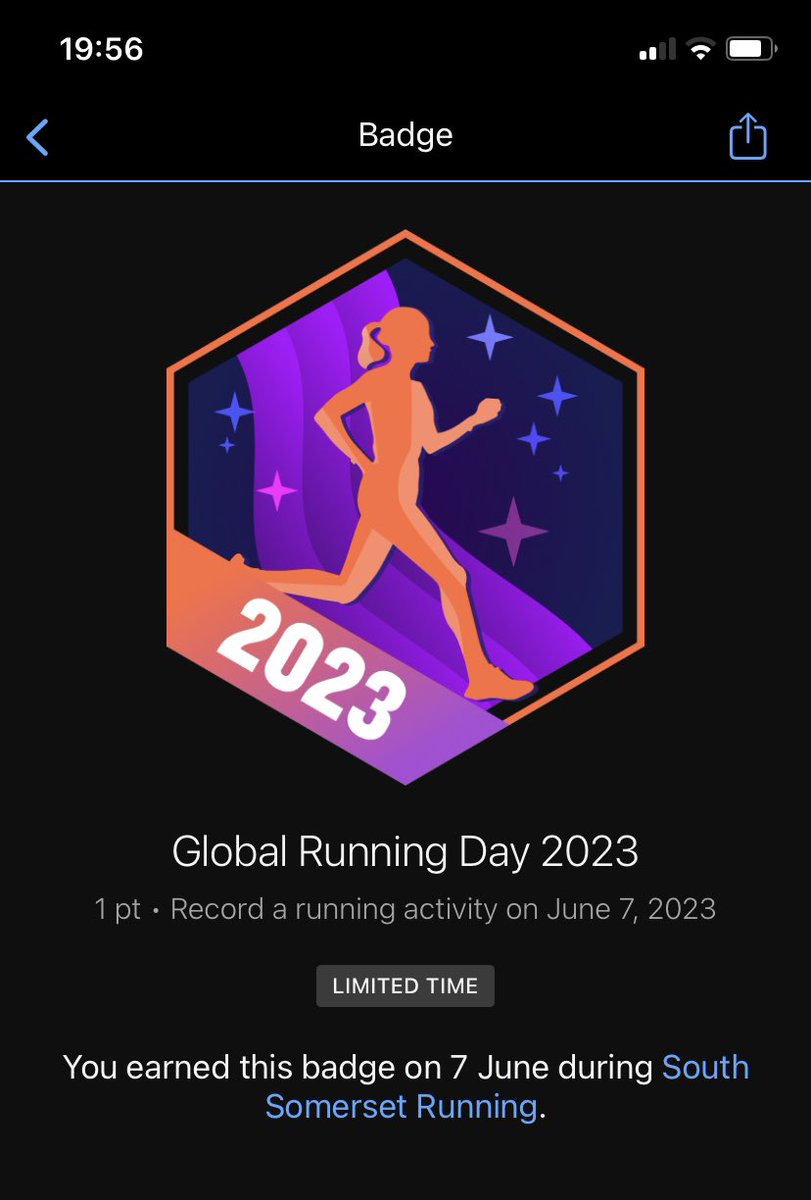 jules19671967's tweet image. A warm evening to gain the badge for Global Running day 2023 #GlobalRunningDay #globalrunningday2023 #flanci