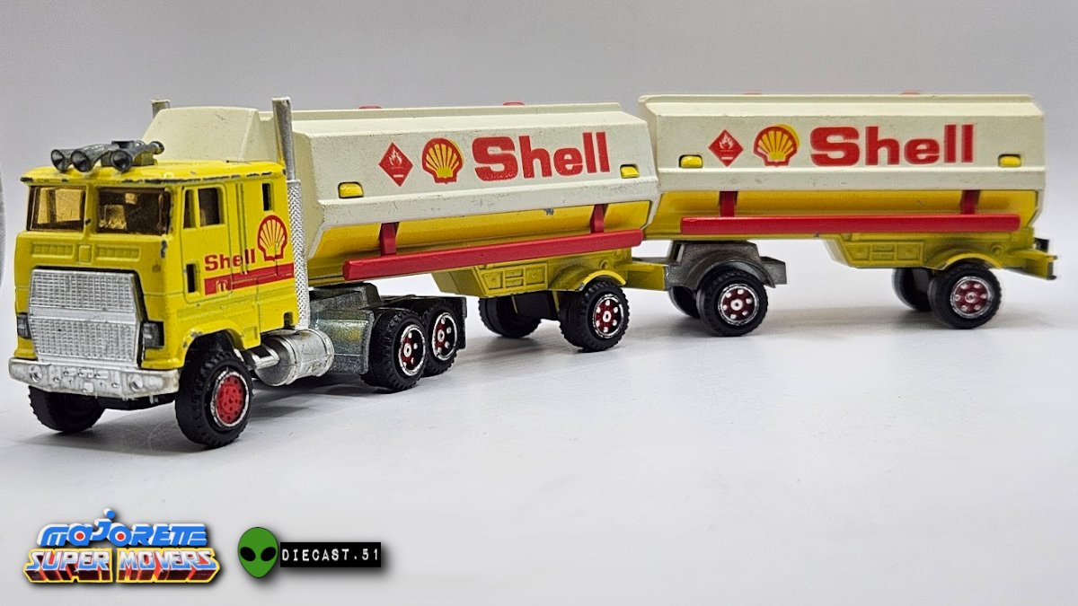 1984 - Shell Oil Tanker and Trailer
Super Movers 600 Series
#605

#Hotwheels #Matchbox #Majorette #Tomica #Maisto #MonsterJam #Diecast