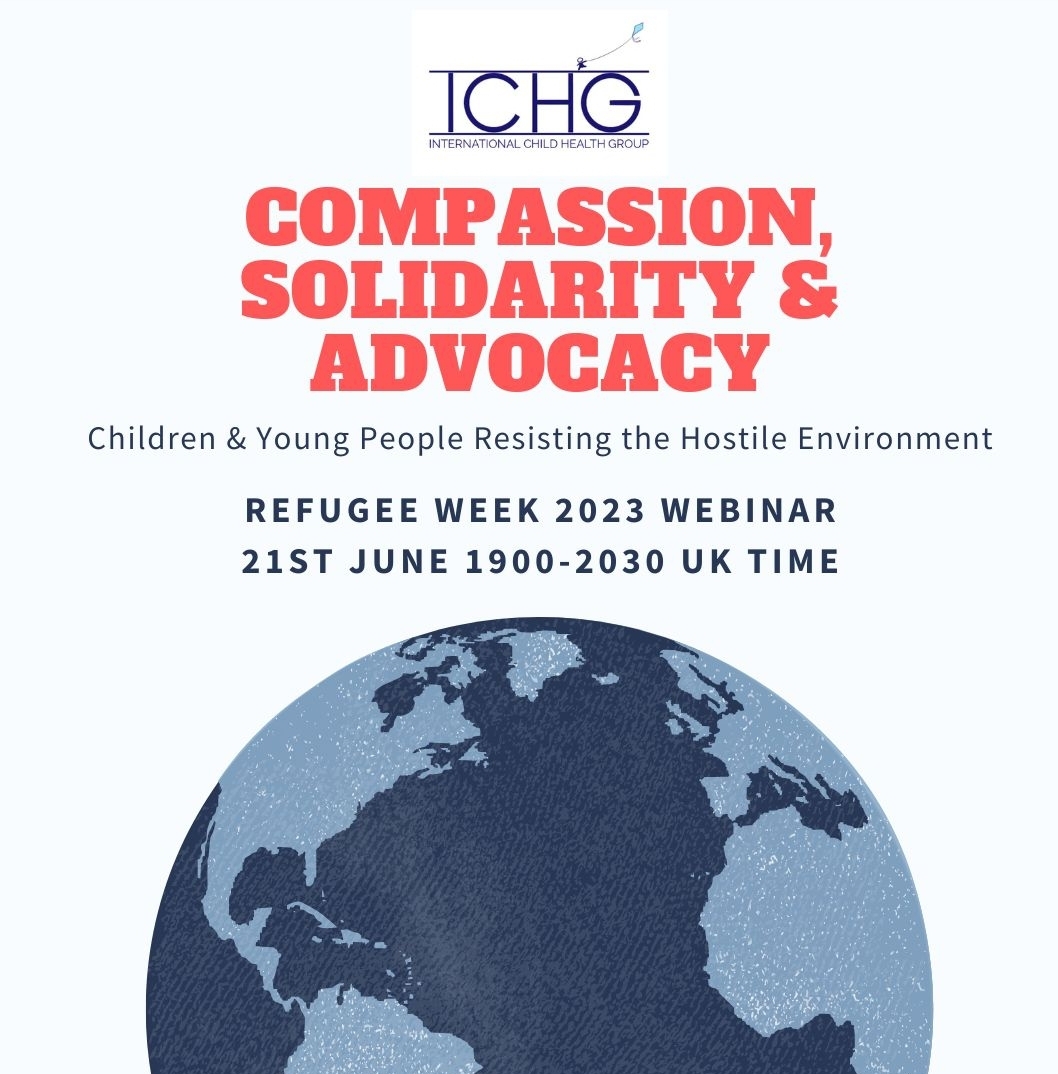 🌎 Save the date! 🌎

Watch this space - more details coming soon!  

#RefugeeWeek #RefugeesWelcome #advocacy #childhealth