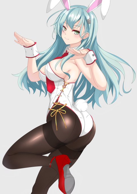 鈴谷【White】うさぎ https://t.co/Mi5mJqQ8dJ