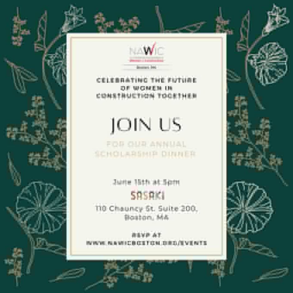 There’s still time to sign up for our #annual #scholarship #dinner! Please come to help us #celebrate these incredible #women choosing to join the #construction industry! 👷🏾👷🏻👷🏿👷🏽 #NAWIC #Architecture #engineering #STEM #futureisfemale #Builders #building #college #university