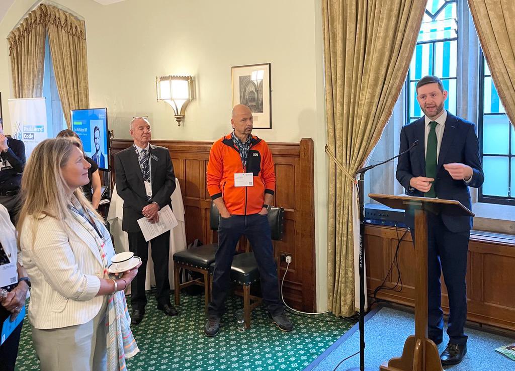 Great to speak alongside <a href="/kimleadbeater/">Kim Leadbeater MBE MP</a> at <a href="/BritishCanoeing/">Great British Canoeing</a>’s #ClearAccessClearWaters event. 

Nature makes us healthier, it’s where we create memories with loved ones &amp; it enriches our quality of life. 

Every family should be able to enjoy the beauty that Britain offers.