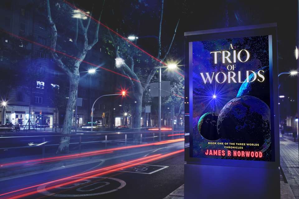 ⭐⭐⭐⭐⭐ - “a masterful Sci-Fi adventure”
Listen to “A Trio of Worlds” now available on iTunes and Audible! Free with Kindle Unlimited. 
geni.us/Trio
#IARTG #SciFi #bookboost #author #Audible #goodreads #ian1 #Free #ebook on #KindleUnlimited #ThreeWorldsChronicles