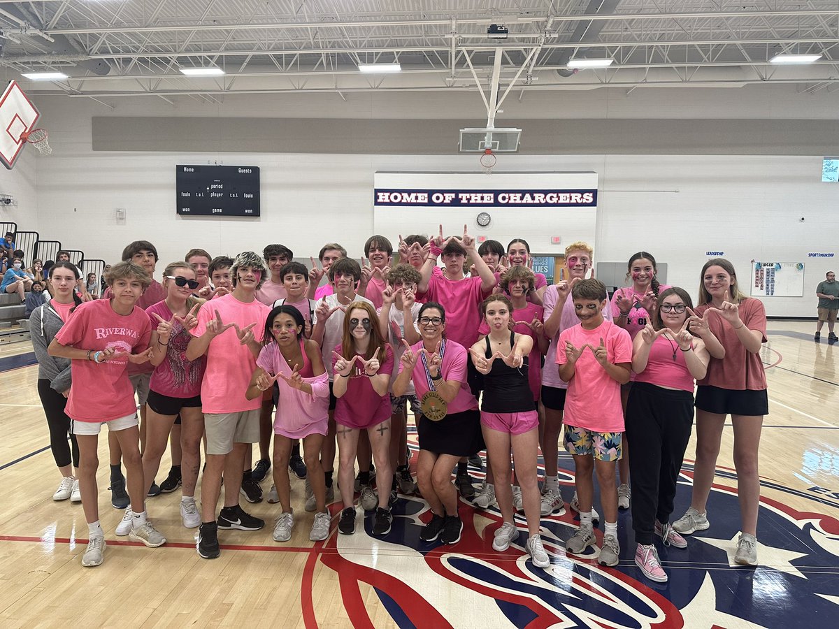 Amazing field day today! Our PE team pulled off a last minute indoor field day, and it was the best one yet!! So much energy and excitement today <a href="/AFMSChargers/">Apex Friendship Middle School</a> 
Here are the 3 winning homerooms. 💙❤️