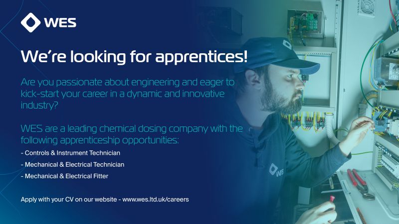 wes_group's tweet photo. 🔧 We’re looking for apprentices! 🔬

Are you passionate about engineering and eager to kick-start your career in a dynamic and innovative industry?  WES is thrilled to announce exciting apprenticeship opportunities, visit https://t.co/C8NDKmtJjw for more info. https://t.co/TM3fKz0MMM