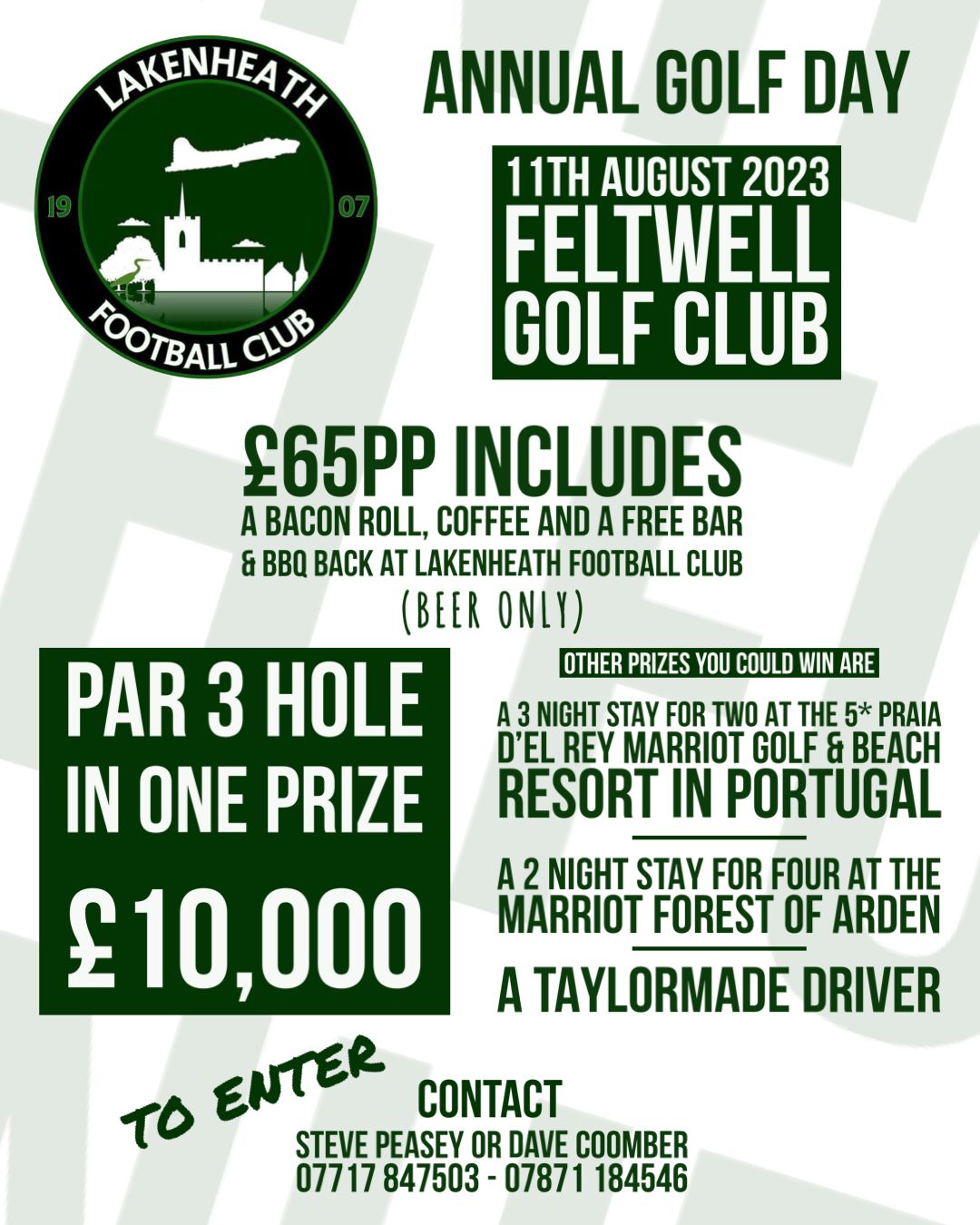 Lakenheath FC on Twitter "🟩 LAKENHEATH FC GOLF DAY 🟩 ⛳️ Feltwell Golf