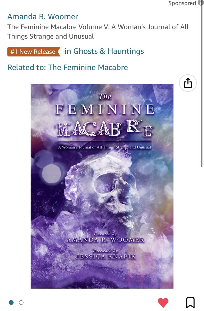Jessica Knapik ✨ (@jessicaknapik) on Twitter photo The book I wrote the foreword for <a href="/SpookEats/">Amanda R. Woomer 🎃</a>’ #TheFeminineMacabre sitting at # 1 new releases in Amazon’s Ghosts & Hauntings category! 👻 In great company with buddies <a href="/AdamJBerry/">Adam Berry</a> & <a href="/stevegonsalves1/">Steve Gonsalves</a>, we out here!! 🤪🥳 The book I wrote the foreword for <a href="/SpookEats/">Amanda R. Woomer 🎃</a>’ #TheFeminineMacabre sitting at # 1 new releases in Amazon’s Ghosts & Hauntings category! 👻 In great company with buddies <a href="/AdamJBerry/">Adam Berry</a> & <a href="/stevegonsalves1/">Steve Gonsalves</a>, we out here!! 🤪🥳