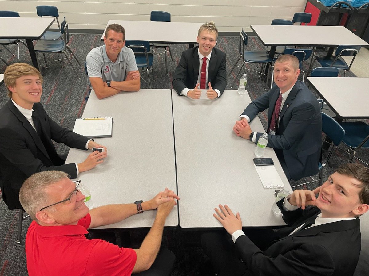 NEBrad73's tweet photo. One final Pitch event with these super star gentlemen.  Old wisdom took one game, but the rubber match goes to the über smart Patriot Grads!  Thank you for all you have added to Millard South!  #TPW @MSHSactivities @apinkall @JSchwartzMPS https://t.co/5IVzzcO8eC