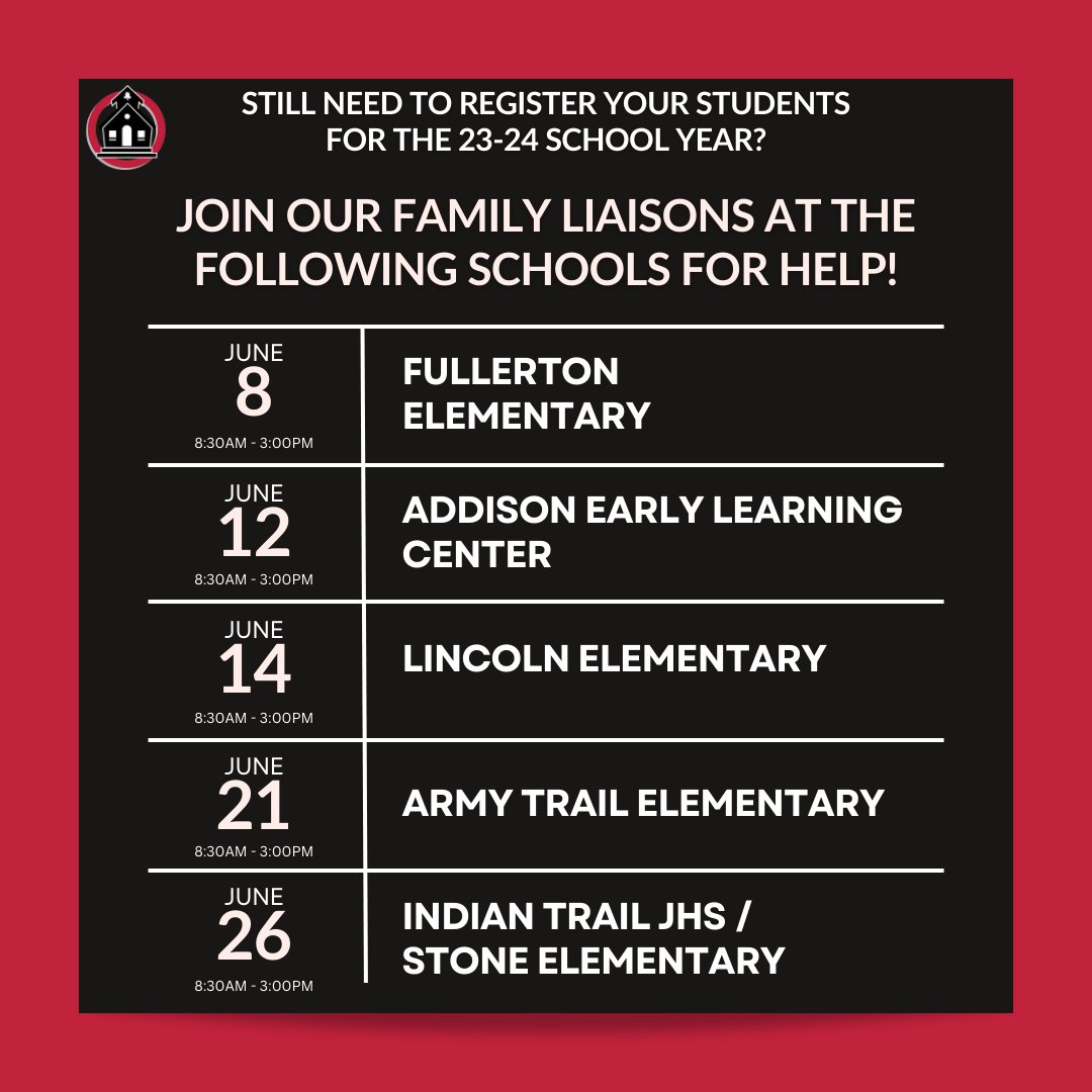 Let our family liaisons help you register your student for the upcoming 2023-24 school year here at ASD4! Come out to our schools throughout the month of June for registration help, see the attached flyer for details! #ASD4ALL