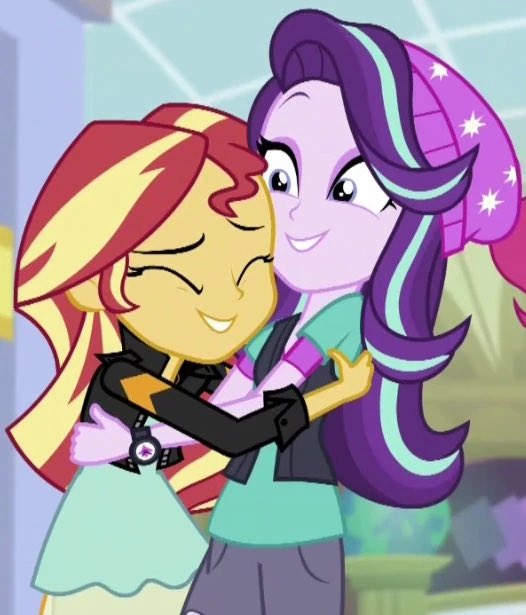 mlp archive on Twitter "starlight glimmer and sunset shimmer!"