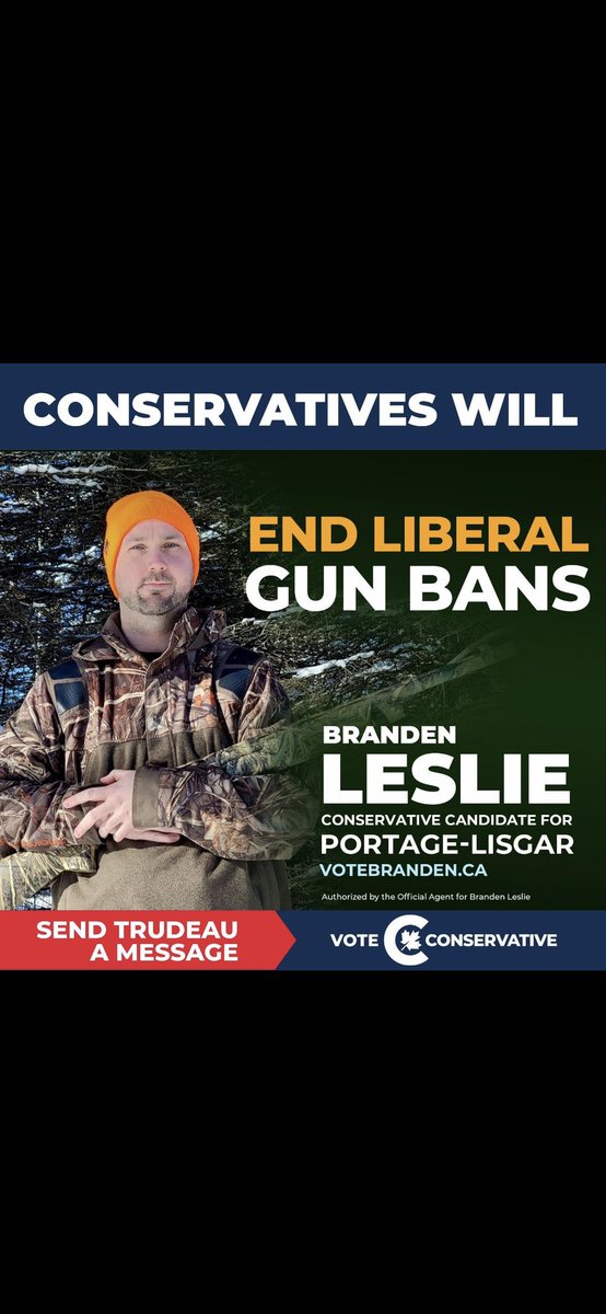 Harmony47383691's tweet photo. The Only Common Sense Candidate For Portage-Lisgar Is Branden Leslie .. 💙🇨🇦💙.. #VoteBrandenLeslie .. #PierrePoilievre4PM #BernierIsAFraud Maxime Bernier Is A #LibConArtist .. https://t.co/wk2mnk4nN4