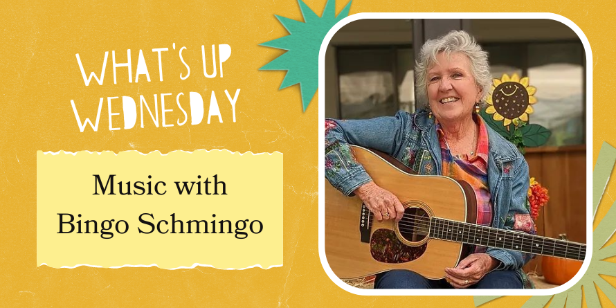 We're kicking off our #WhatsUpWednesday summer event series with Bingo Schmingo Music! Bring your little ones to enjoy interactive songs and rhymes today at 3:30 PM at #MitchellParkLibrary.🎵🌞