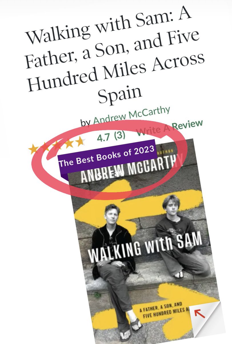 Thrilled to share that @bnbooks has named WALKING WITH SAM one of the Best Books of the Year (and it’s only June) in honor of that I signed a few copies available here barnesandnoble.com/w/walking-with…