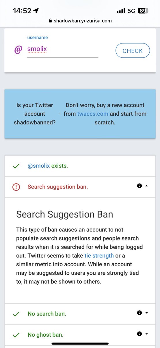 Ok, so I’m shadowbanned. Apparently I’m not musky enough.
