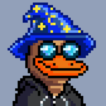Demianswagg_eth's tweet photo. @moonquacksnft briefly explain about the "MoonQuacks" project.
MoonQuacks is a collection of 3,500 pixel art PFPs on Ethereum. The project launched in May of 2022 by @northuplabs, a Seattle based web3 R&D group.
In February of 2023, MoonQuacks announced a deflationary feature that allowed holders to burn 10 MoonQuacks for a BitQuacks Passport.
Each Passport is associated with a specific ordinal in the 52k inscription range. There are 350 BitQuacks fully inscribed as Bitcoin ordinals. blew pfps are my MoonQuacks.
here is my story with Moonquack project.
I first heard about the Moonquack project through a Alpha community called "Living on the Internet". people were able to create @bitquacks using/burning 10 Moonquacks, but at that time, I could only acquire 5 of them, so I couldn't create a @bitquacks.
However, I'm really fond/love of the Moonquacks that I have. Filled with hopes/loves for the success of the Moonquack project and wishing it always thrives, I used my Moonquack to create two fan artworks. I hope you guys like it! #NFTProjects #NFTCommmunity #bitquacks #Moonquacks