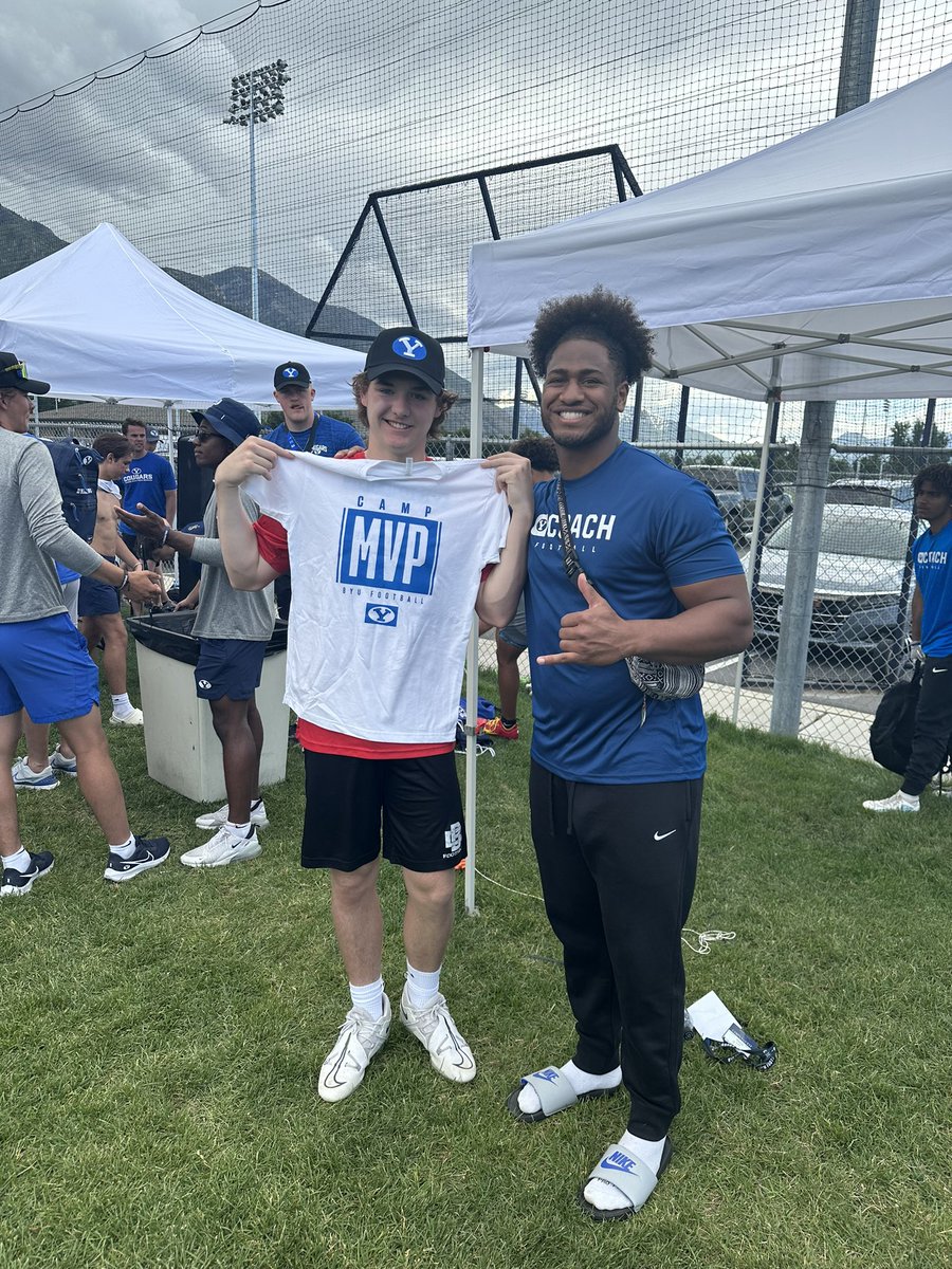 JimmyMcCabe_DL/OL (@jimmymccabe_dl) on Twitter photo Loved being coached by <a href="/BYUfootball/">BYU FOOTBALL</a> DE <a href="/BodieSchoonover/">bodie schoonover</a> at camp! Won MVP for D-Line work! Representing for <a href="/alaqcfootball/">ALA QC Football</a>!
<a href="/TyDetmer14/">Ty Detmer</a> <a href="/mxrd15/">Max Hall</a> <a href="/JUSTCHILLY/">Just Chilly</a> <a href="/Coach_Popp/">coachkellypoppinga</a> <a href="/CoachJayHill/">Jay Hill</a> <a href="/KevinMcCabe987/">Kevin McCabe</a> <a href="/PatriotsDC/">James Verenski</a> <a href="/tsdevil64/">Travis Scott</a> <a href="/kalanifsitake/">Kalani F Sitake</a> Loved being coached by <a href="/BYUfootball/">BYU FOOTBALL</a> DE <a href="/BodieSchoonover/">bodie schoonover</a> at camp! Won MVP for D-Line work! Representing for <a href="/alaqcfootball/">ALA QC Football</a>!
<a href="/TyDetmer14/">Ty Detmer</a> <a href="/mxrd15/">Max Hall</a> <a href="/JUSTCHILLY/">Just Chilly</a> <a href="/Coach_Popp/">coachkellypoppinga</a> <a href="/CoachJayHill/">Jay Hill</a> <a href="/KevinMcCabe987/">Kevin McCabe</a> <a href="/PatriotsDC/">James Verenski</a> <a href="/tsdevil64/">Travis Scott</a> <a href="/kalanifsitake/">Kalani F Sitake</a>