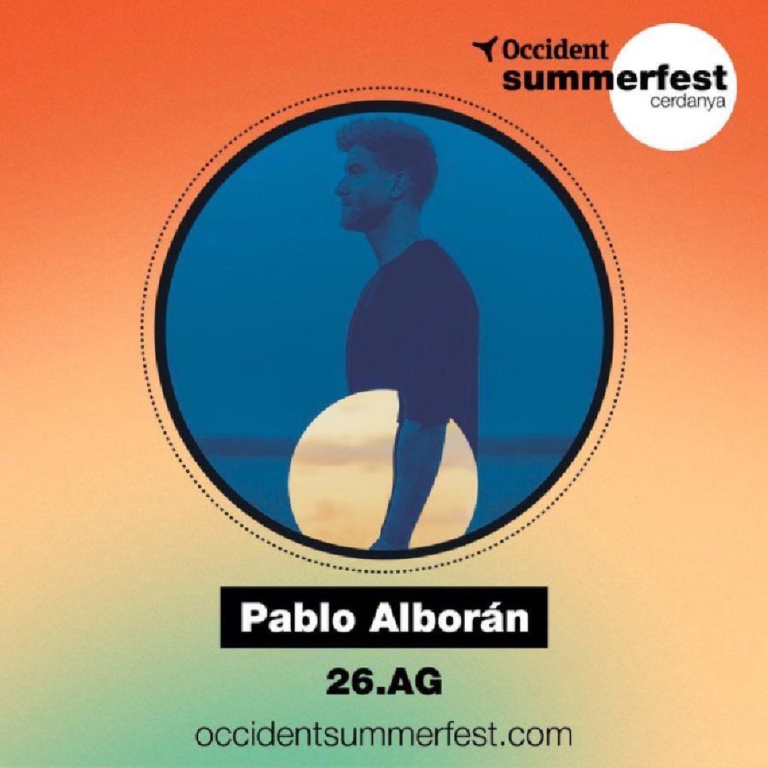 #Concierto 26 de agosto. Summerfest Cerdanya. Puigcerdà, Girona 🇪🇸 <a href="/pabloalboran/">Pablo Alborán</a> 

#TourLaCu4rtaHoja2023

Entradas: pabloalboran.es