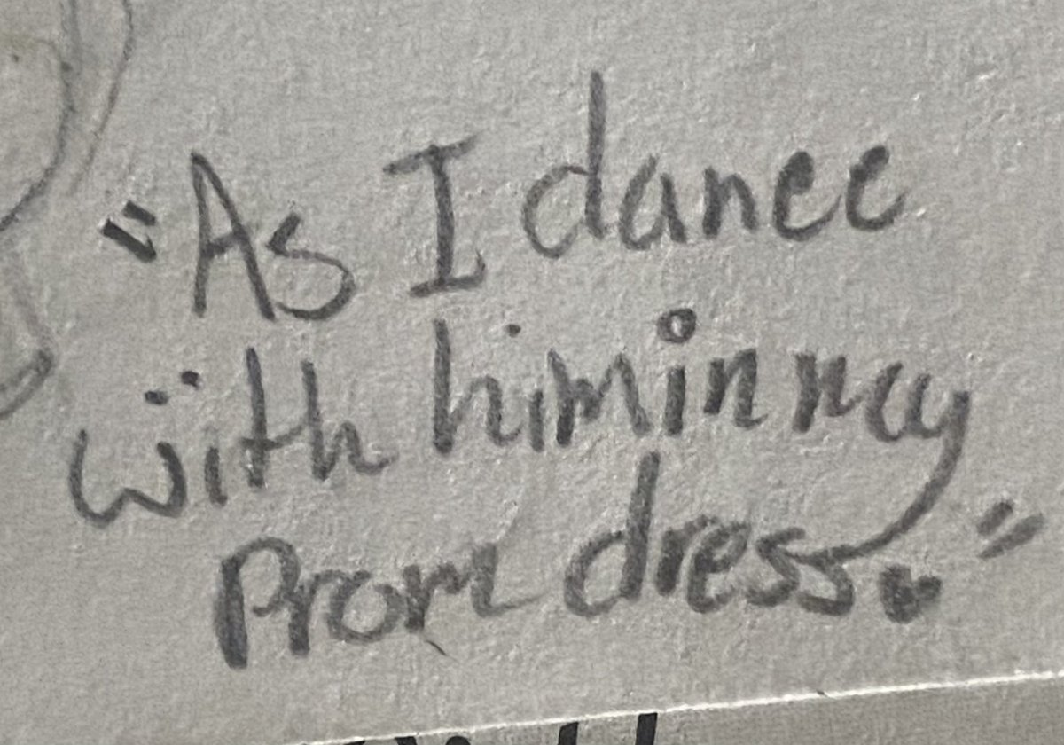 Dc_Draws·° on Twitter "This happened. •” Dancing in my prom dress. “"