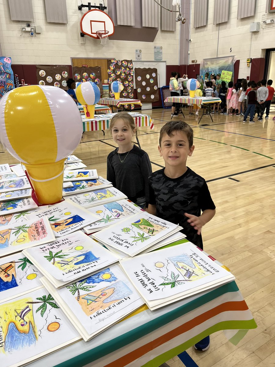We SHORE are great writers! Kindergartners had a blast at the writing celebration today! <a href="/BurnetHillElem/">Burnet Hill School</a>